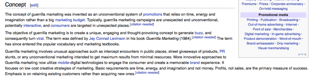 Wikipedia Guerrilla Marketing2