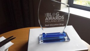 blog awards trophy